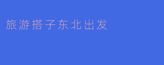 旅游搭子东北出发