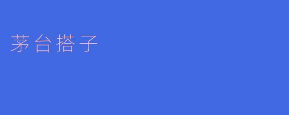 茅台搭子