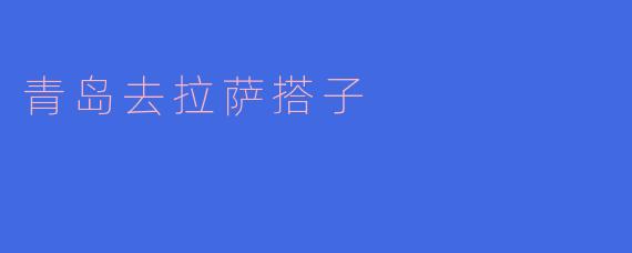 青岛去拉萨搭子