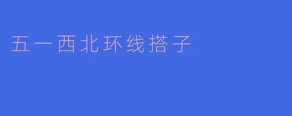 五一西北环线搭子