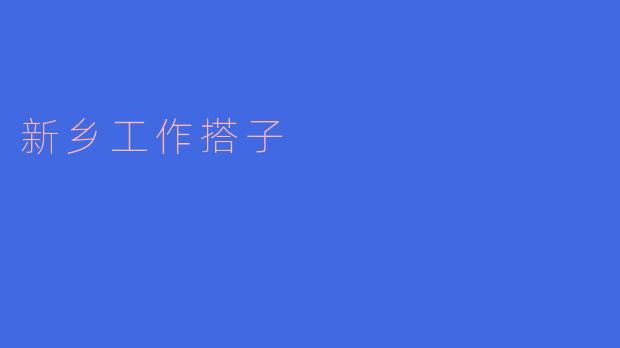 新乡工作搭子