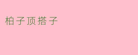 柏子顶搭子