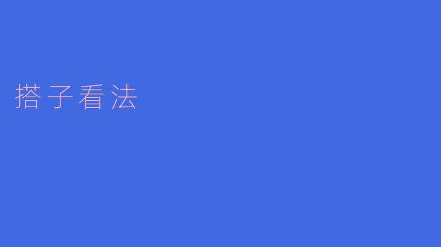 搭子看法