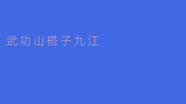 武功山搭子九江